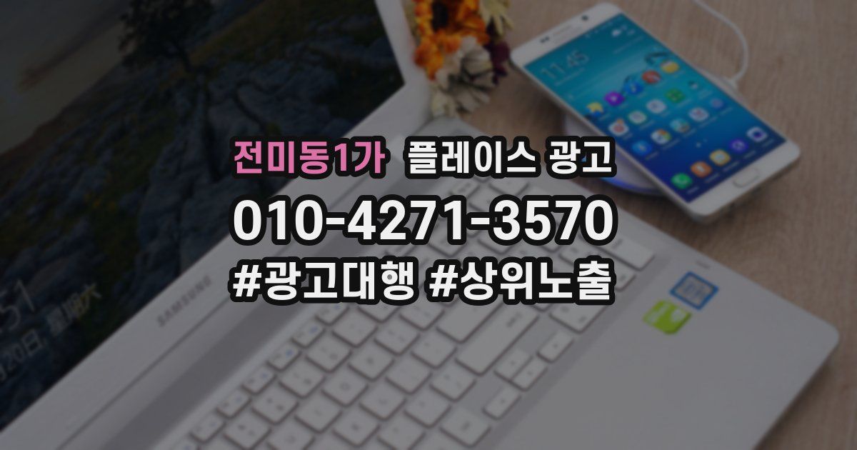 전미동1가 플레이스 광고