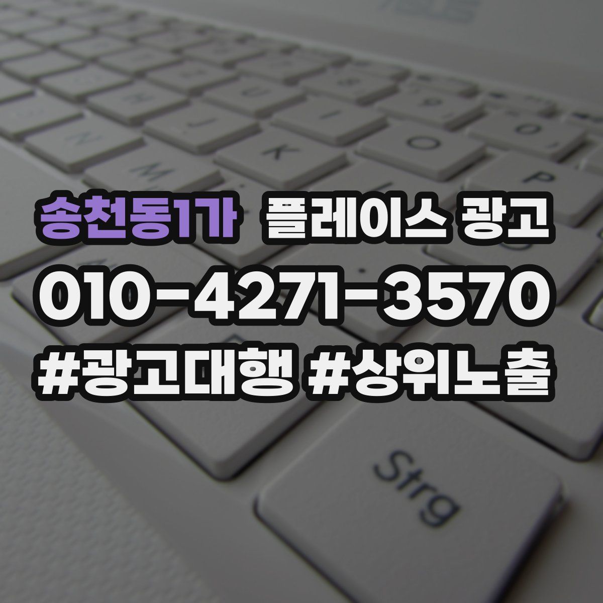 송천동1가 플레이스 광고
