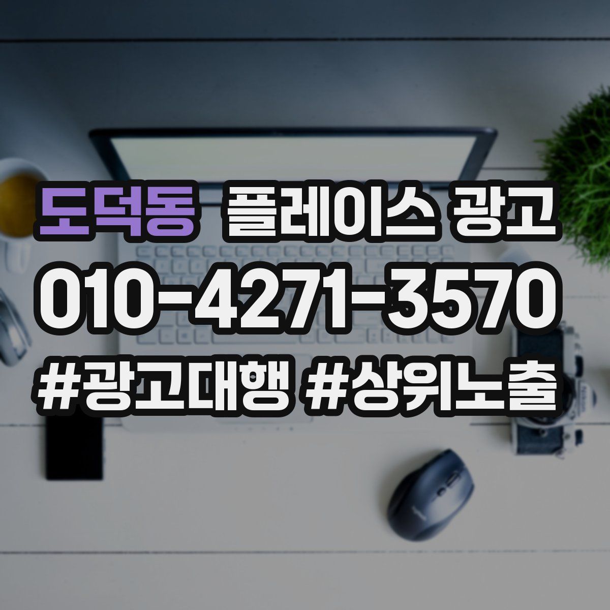도덕동 플레이스 광고