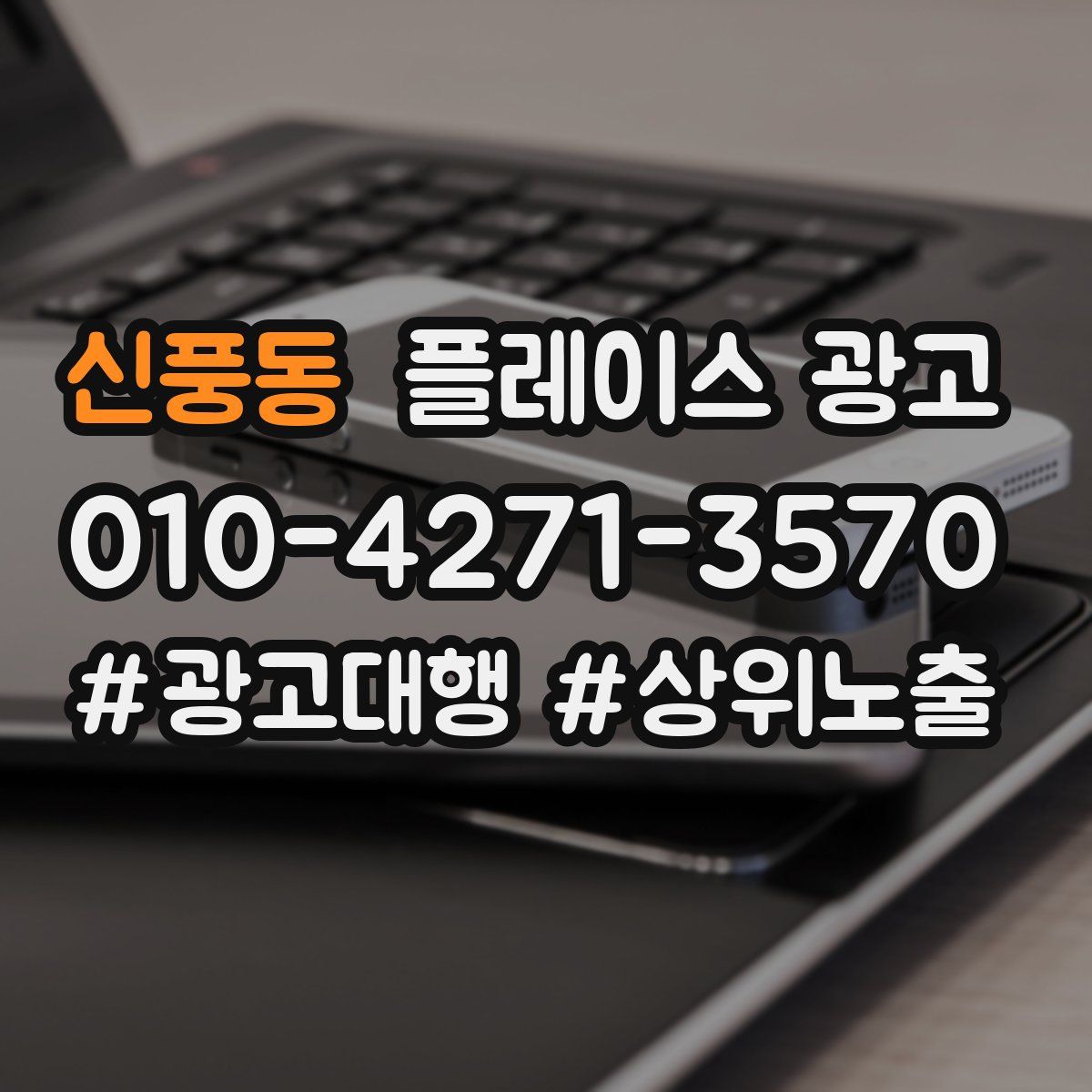 신풍동 플레이스 광고
