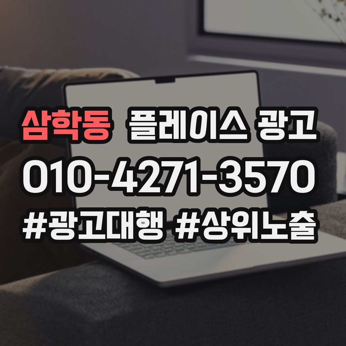 삼학동 플레이스 광고