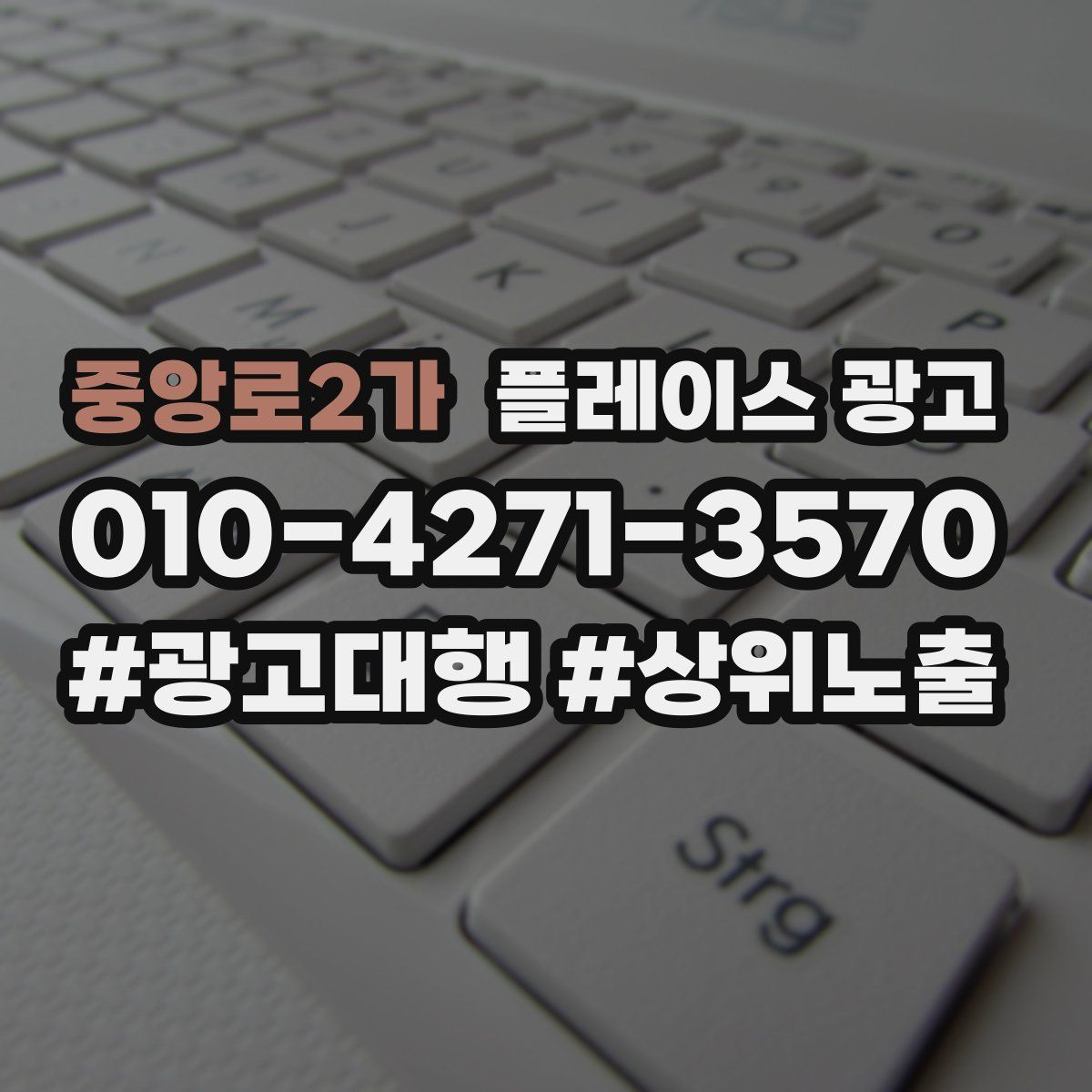 중앙로2가 플레이스 광고
