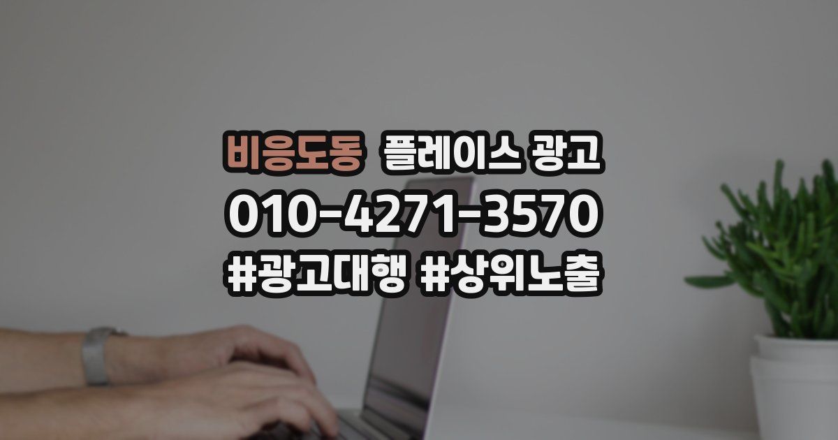 비응도동 플레이스 광고