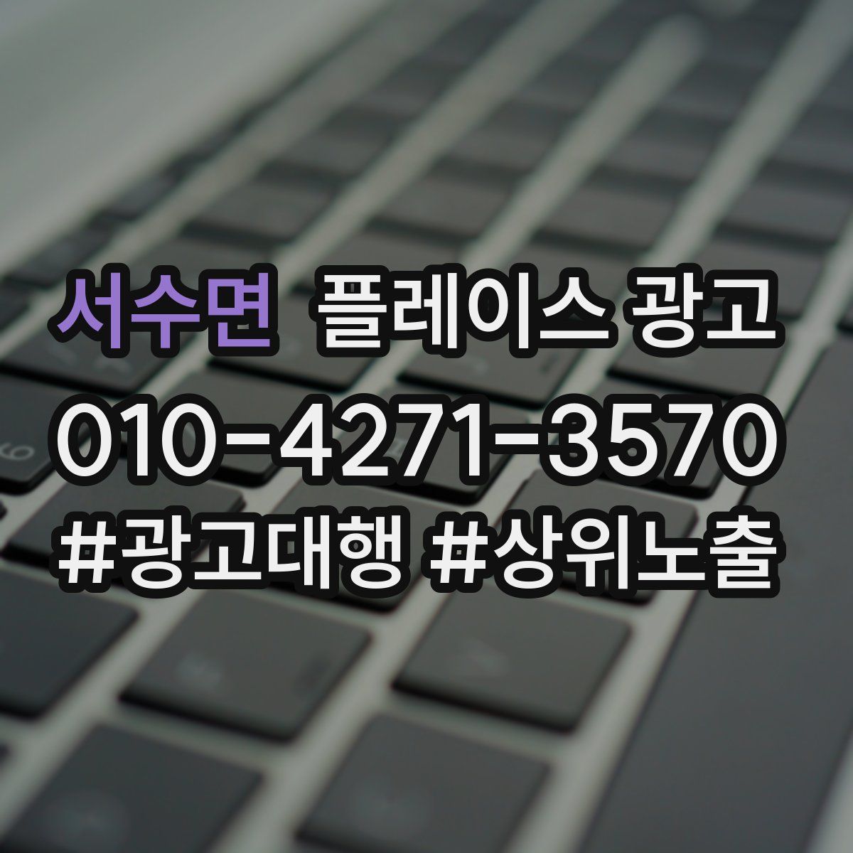 서수면 플레이스 광고