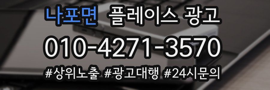 나포면 플레이스 광고
