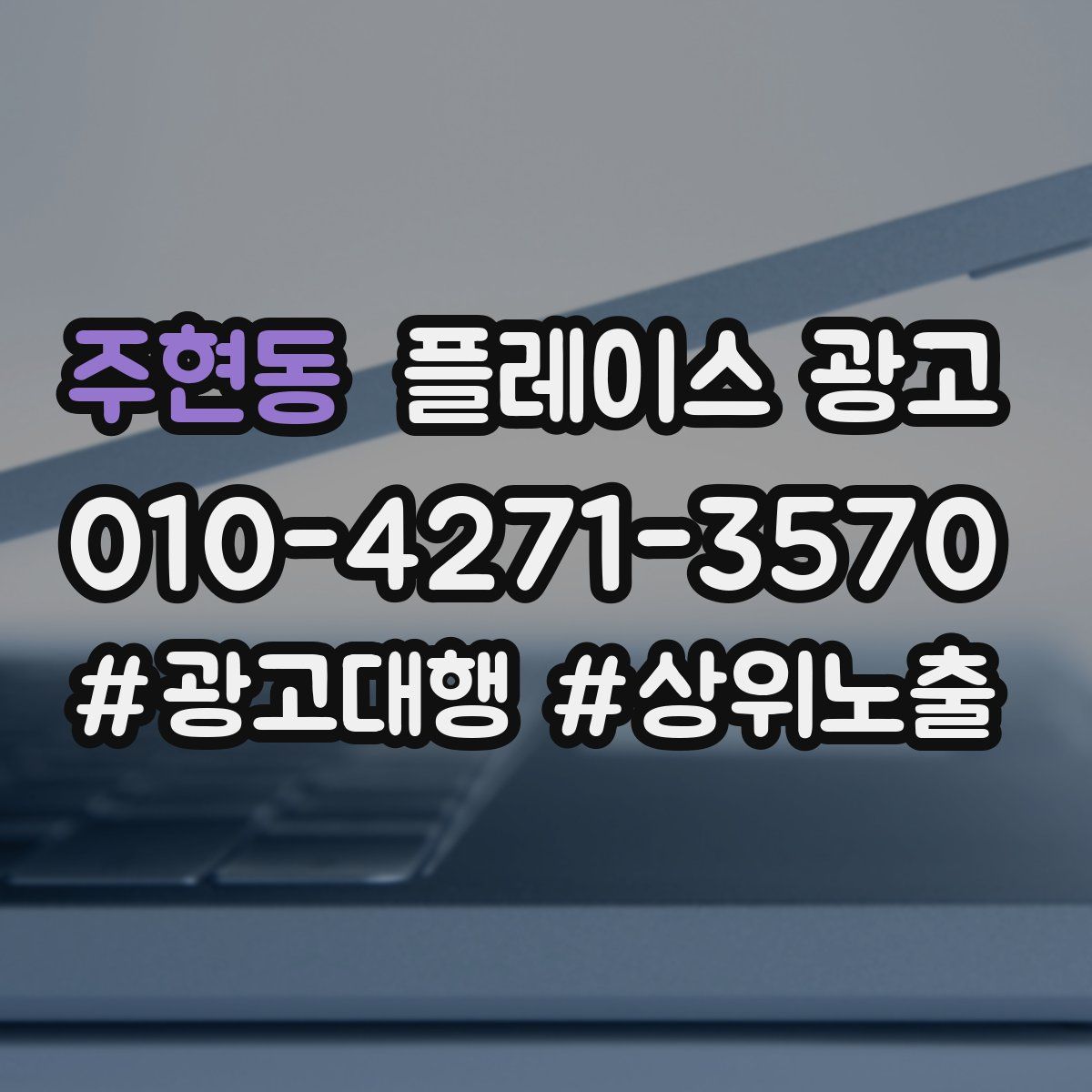 주현동 플레이스 광고