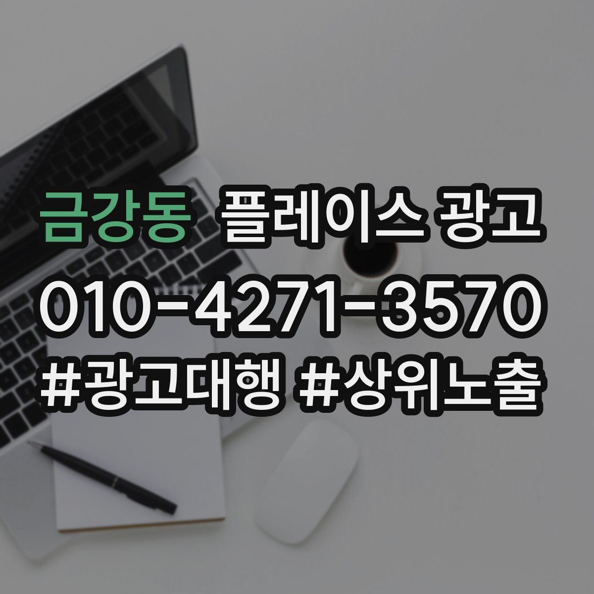 금강동 플레이스 광고