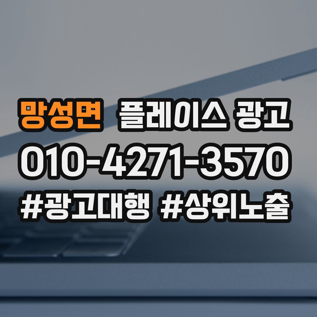 망성면 플레이스 광고