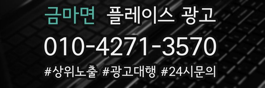 금마면 플레이스 광고