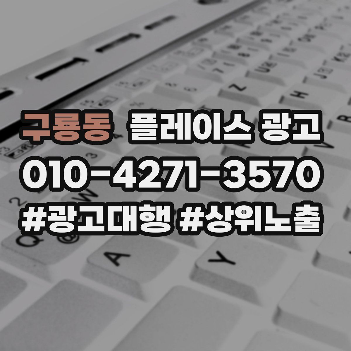 구룡동 플레이스 광고