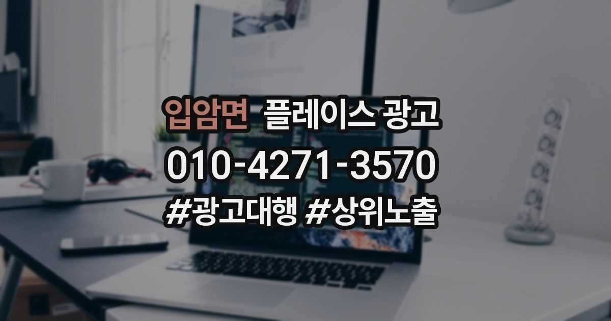 입암면 플레이스 광고
