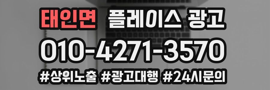 태인면 플레이스 광고
