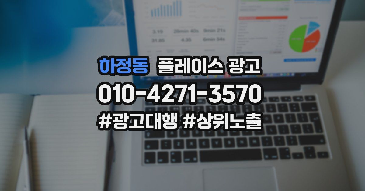 하정동 플레이스 광고