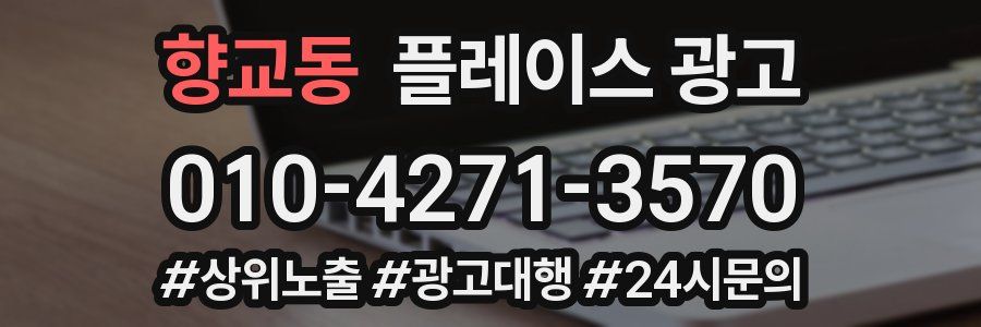 향교동 플레이스 광고