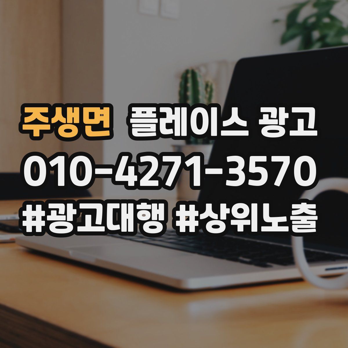 주생면 플레이스 광고