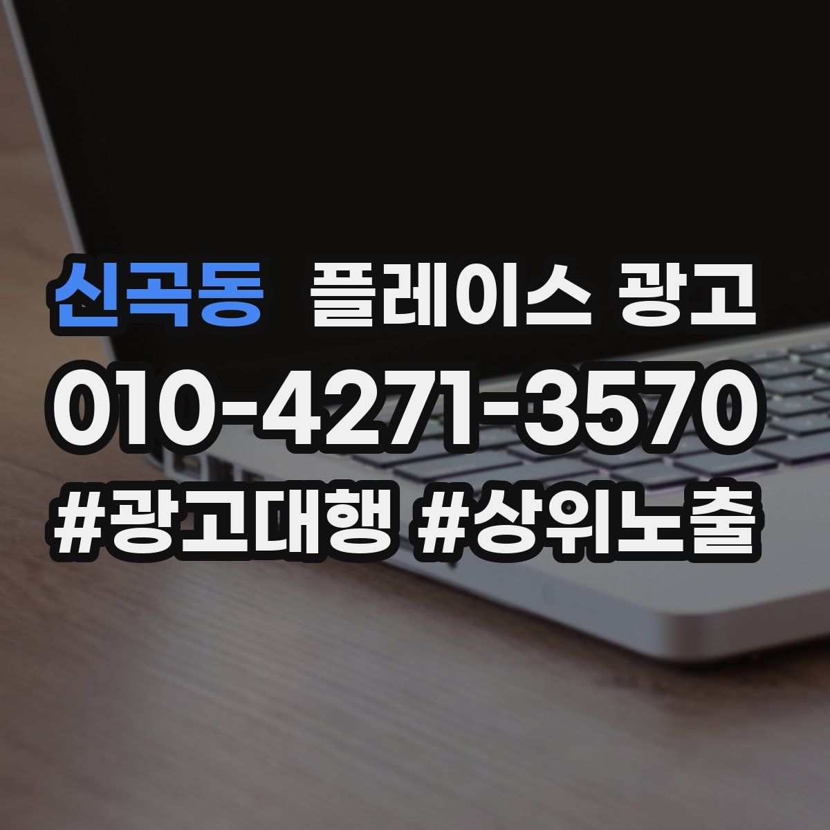 신곡동 플레이스 광고