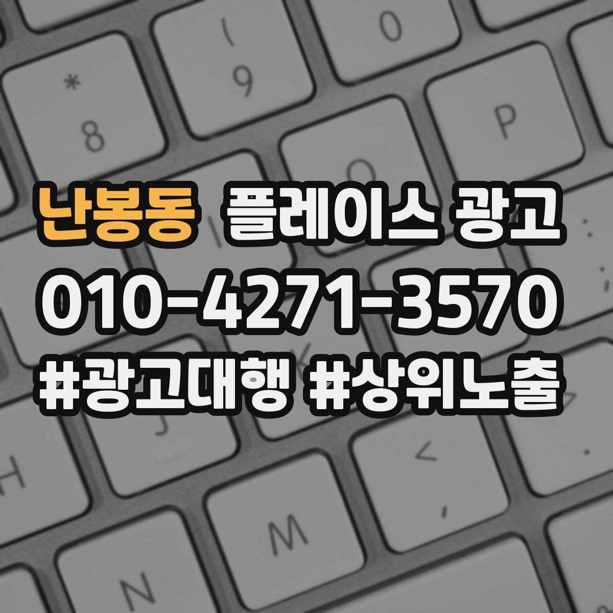난봉동 플레이스 광고