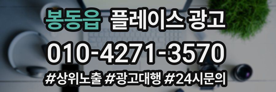 봉동읍 플레이스 광고