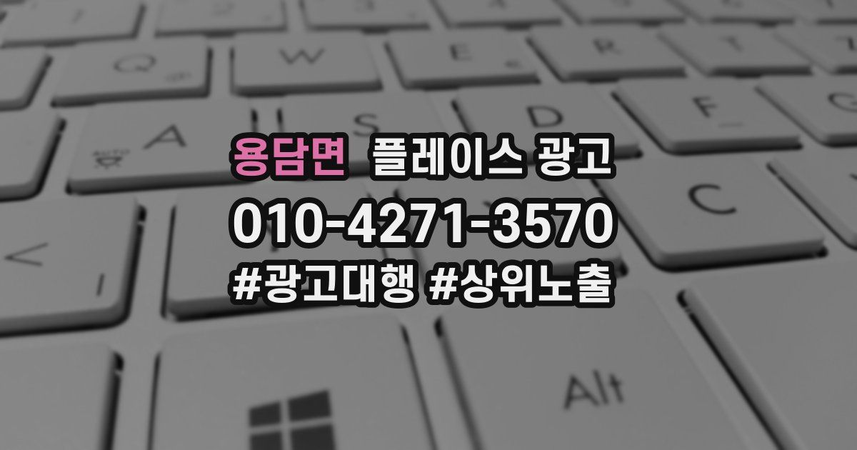 용담면 플레이스 광고