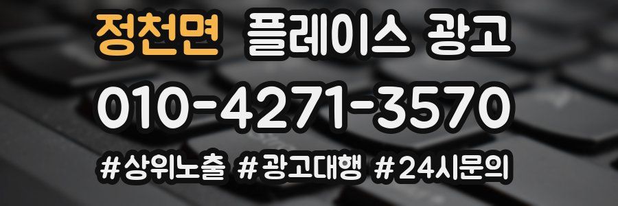 정천면 플레이스 광고