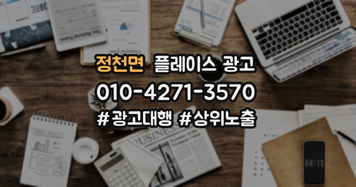 정천면 플레이스 광고