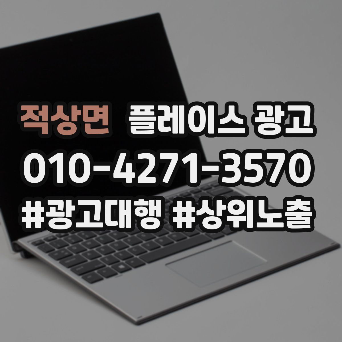 적상면 플레이스 광고
