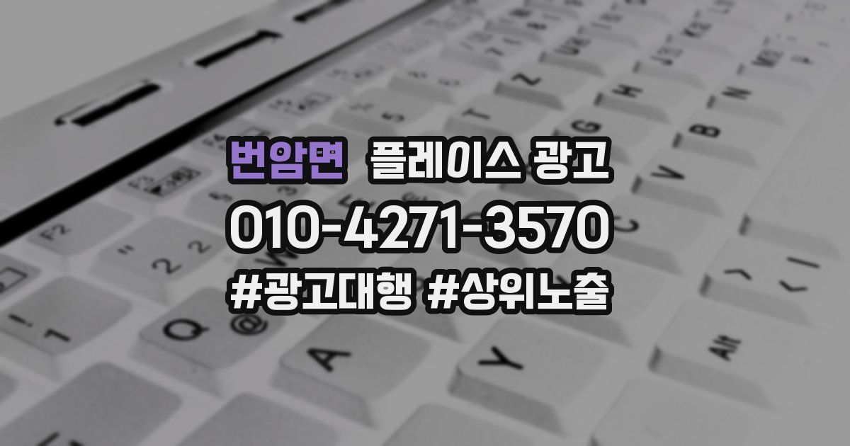 번암면 플레이스 광고