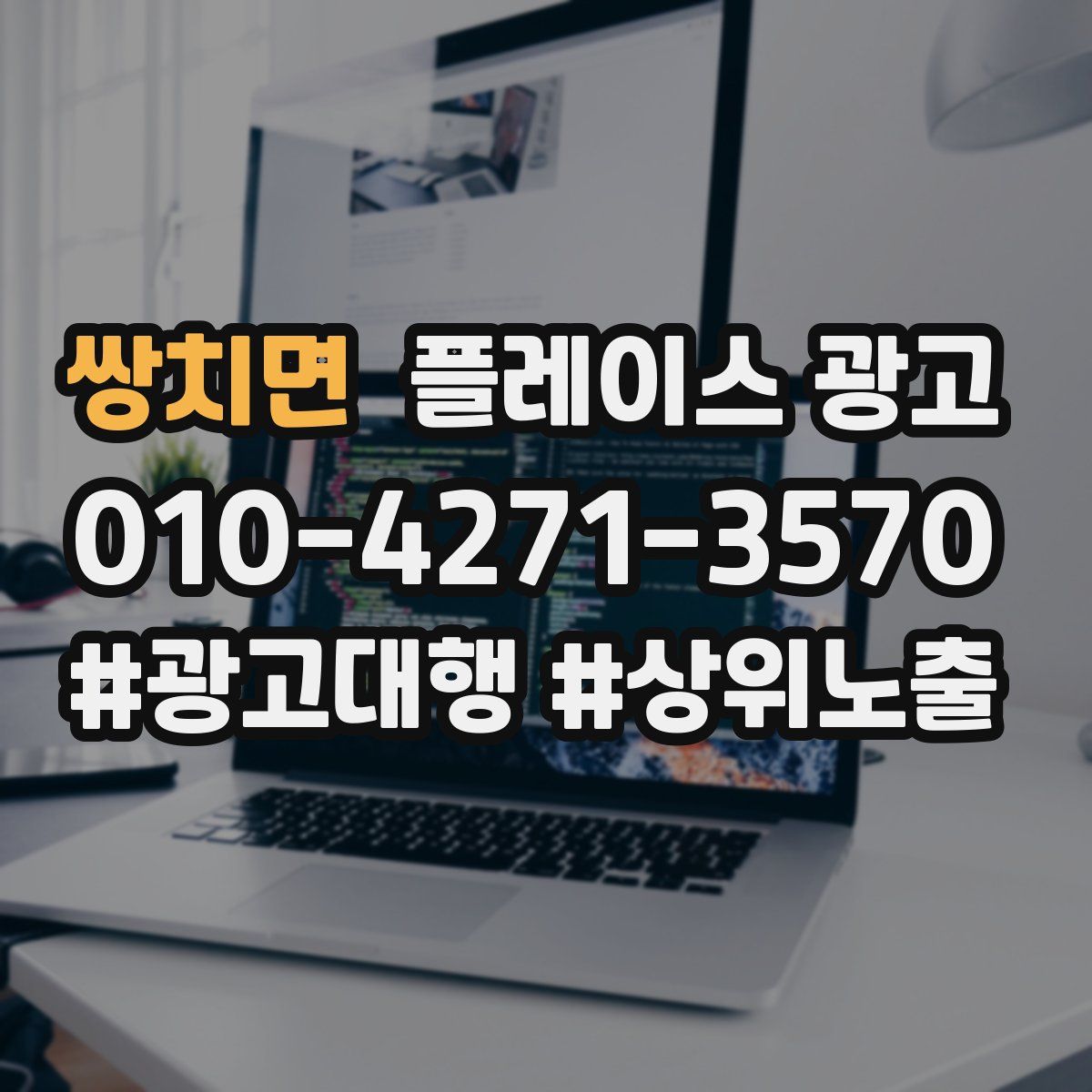 쌍치면 플레이스 광고
