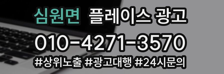 심원면 플레이스 광고