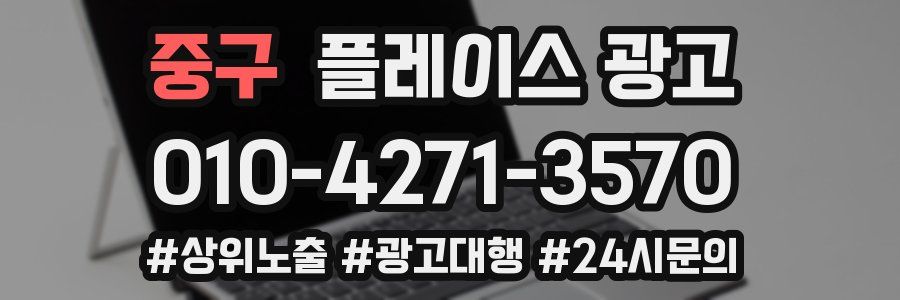 중구 플레이스 광고
