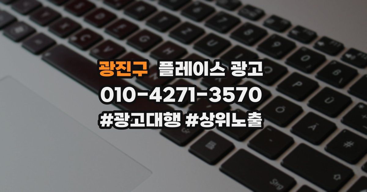 광진구 플레이스 광고