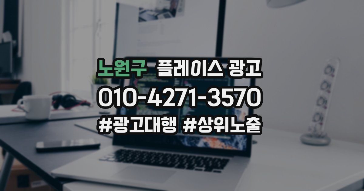 노원구 플레이스 광고