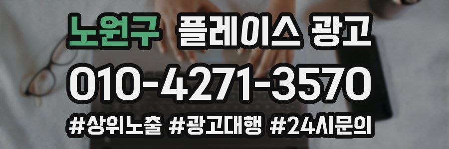 노원구 플레이스 광고