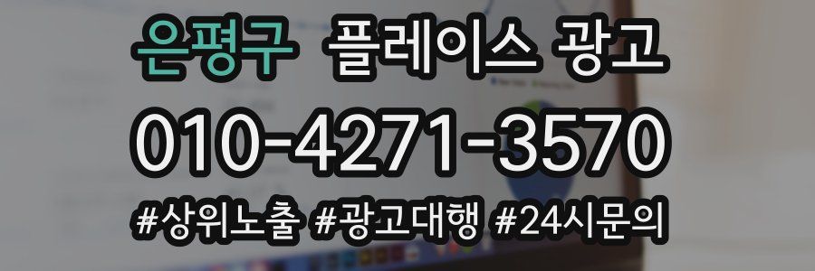 은평구 플레이스 광고
