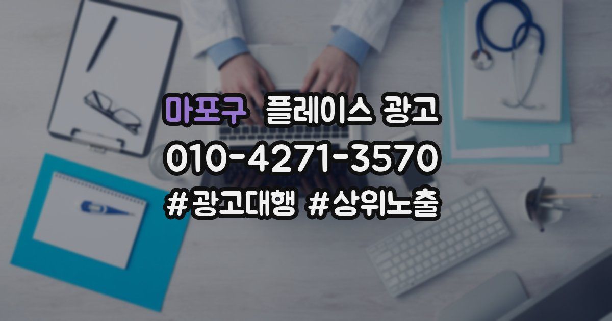 마포구 플레이스 광고