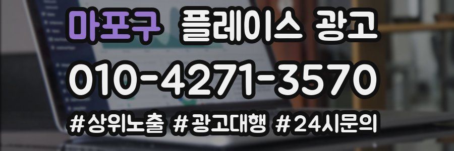 마포구 플레이스 광고