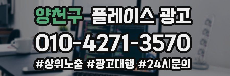양천구 플레이스 광고