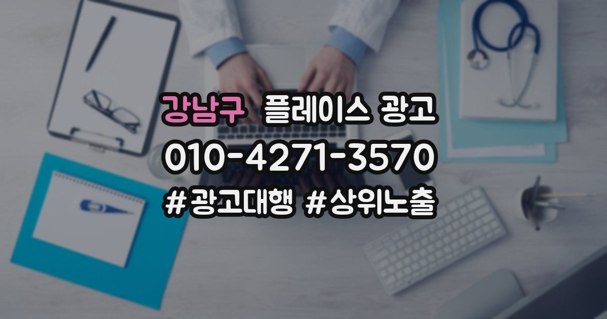 강남구 플레이스 광고