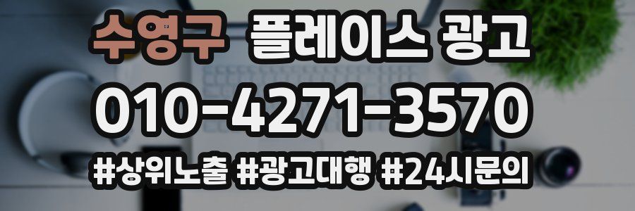 수영구 플레이스 광고