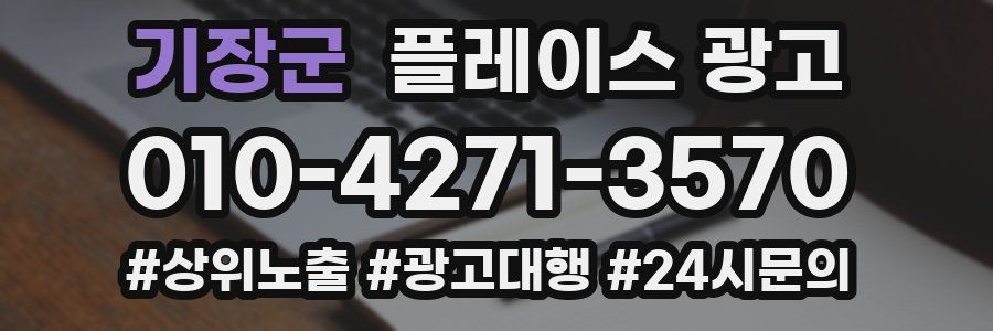 기장군 플레이스 광고