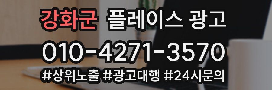 강화군 플레이스 광고