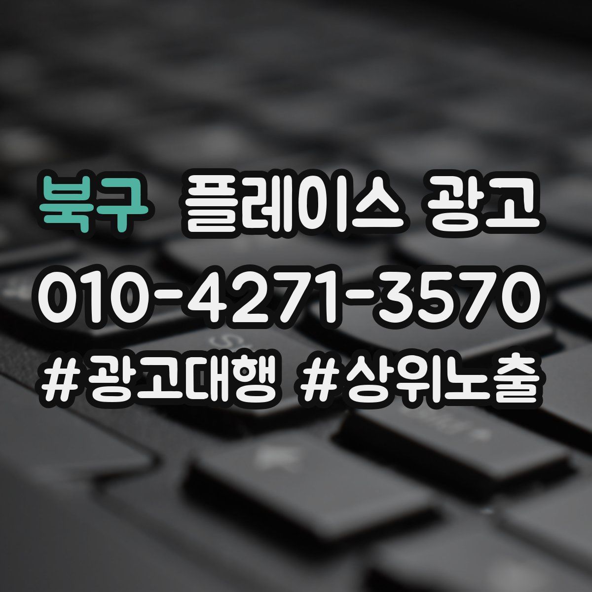 북구 플레이스 광고