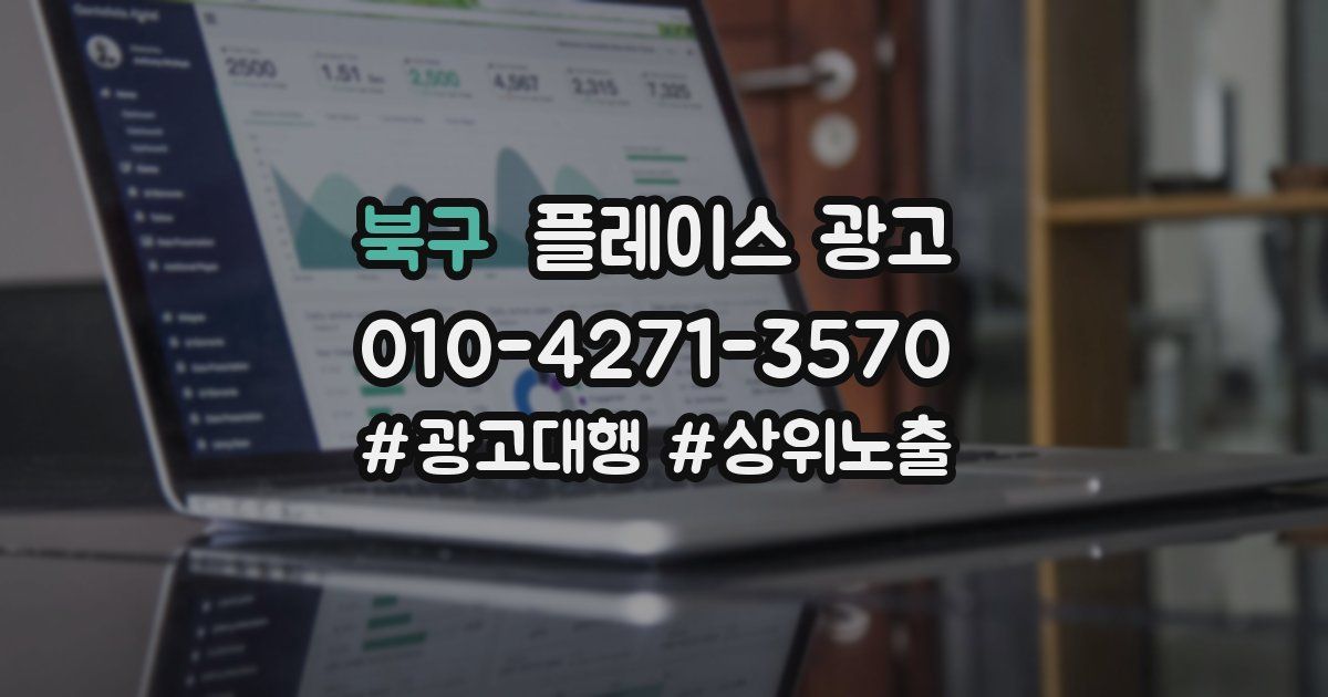 북구 플레이스 광고