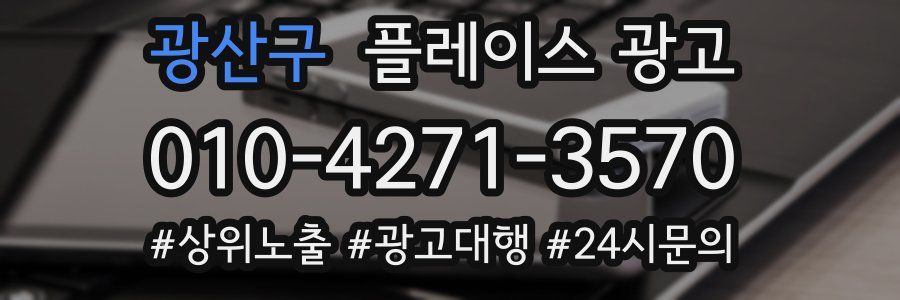 광산구 플레이스 광고