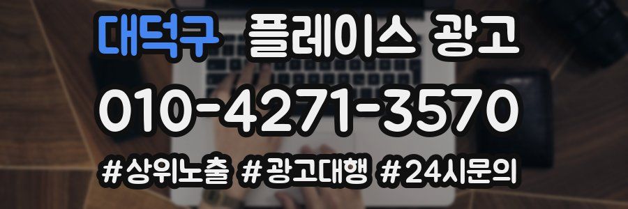 대덕구 플레이스 광고