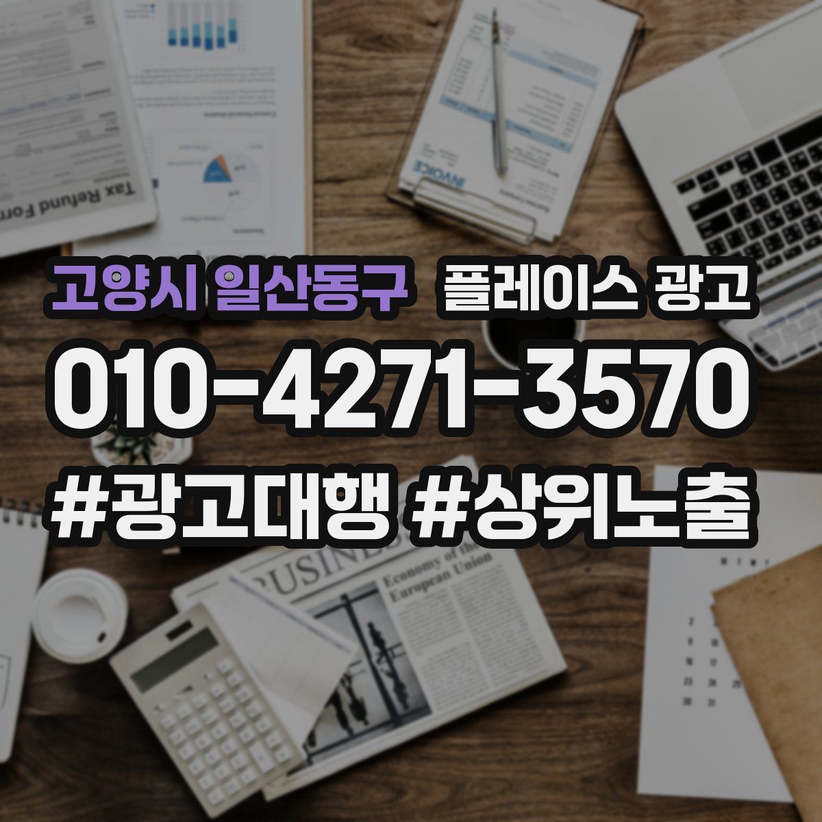 고양시 일산동구 플레이스 광고