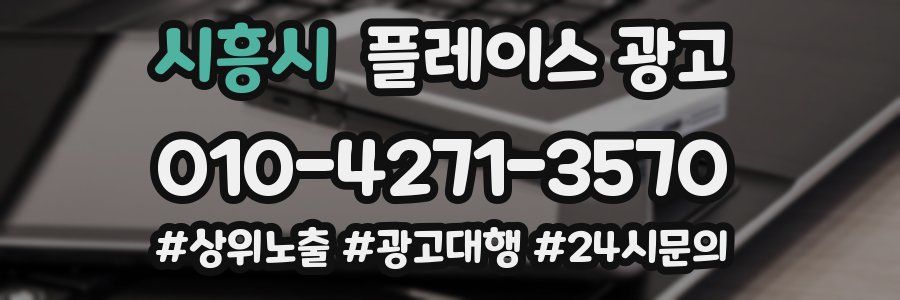 시흥시 플레이스 광고