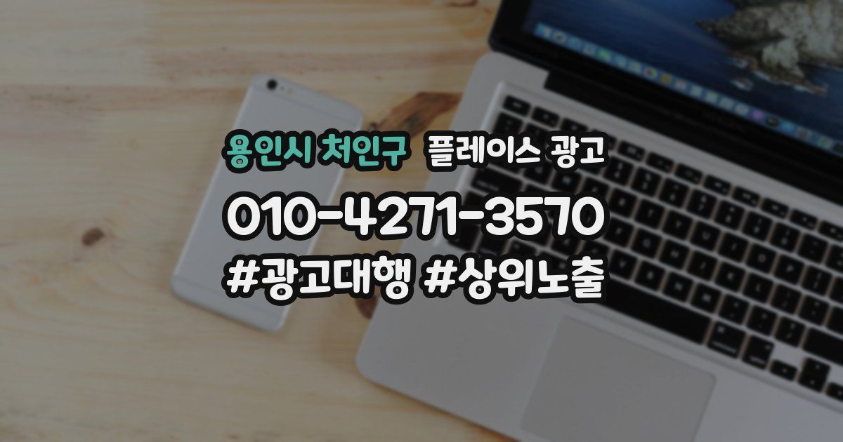 용인시 처인구 플레이스 광고