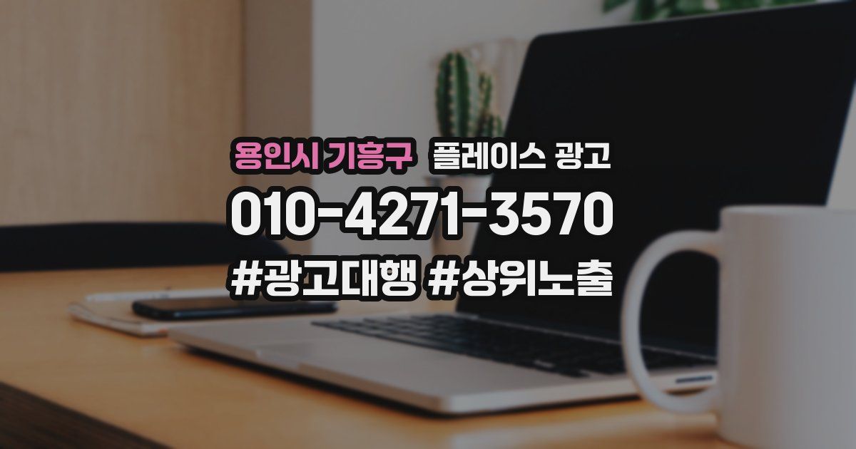 용인시 기흥구 플레이스 광고