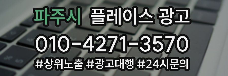 파주시 플레이스 광고